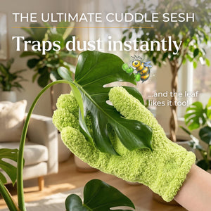 dusting gloves for leaves