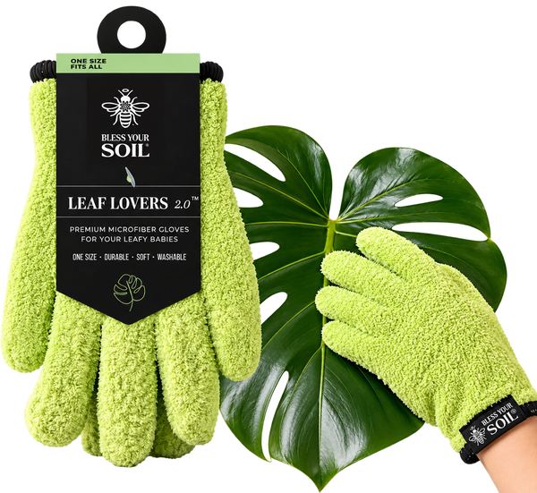 leaf dusting gloves