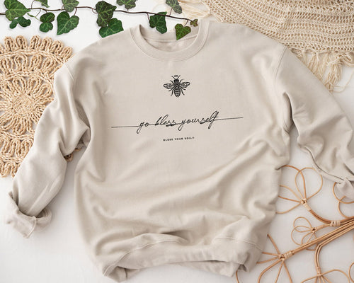 comfy sweatshirt sand