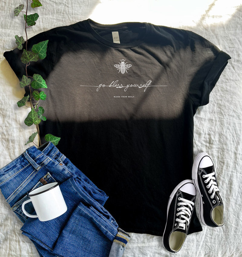 black bless yourself t-shirt
